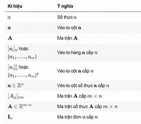 Liên Từ Kí Hiệu Là Gì