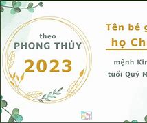 Tên Bé Gái 2023 Mệnh Kim